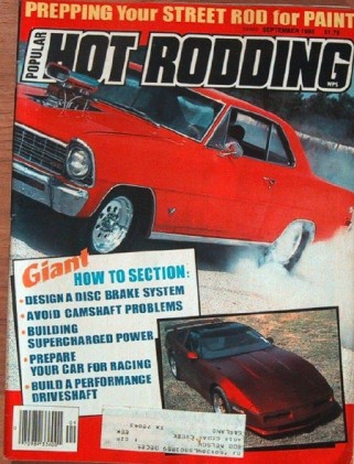 POPULAR HOT RODDING 1985 SEPT - OPEL GT, SICK NOVAs, RAT 'MAD*